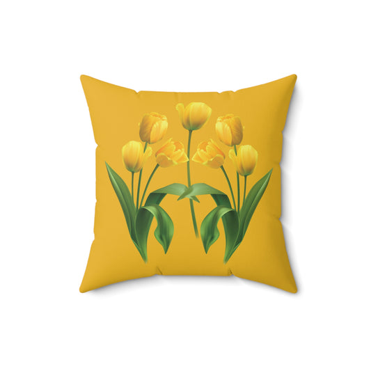 Golden Tulip Square Accent Pillow from Miss Daisy's Spring Collection
