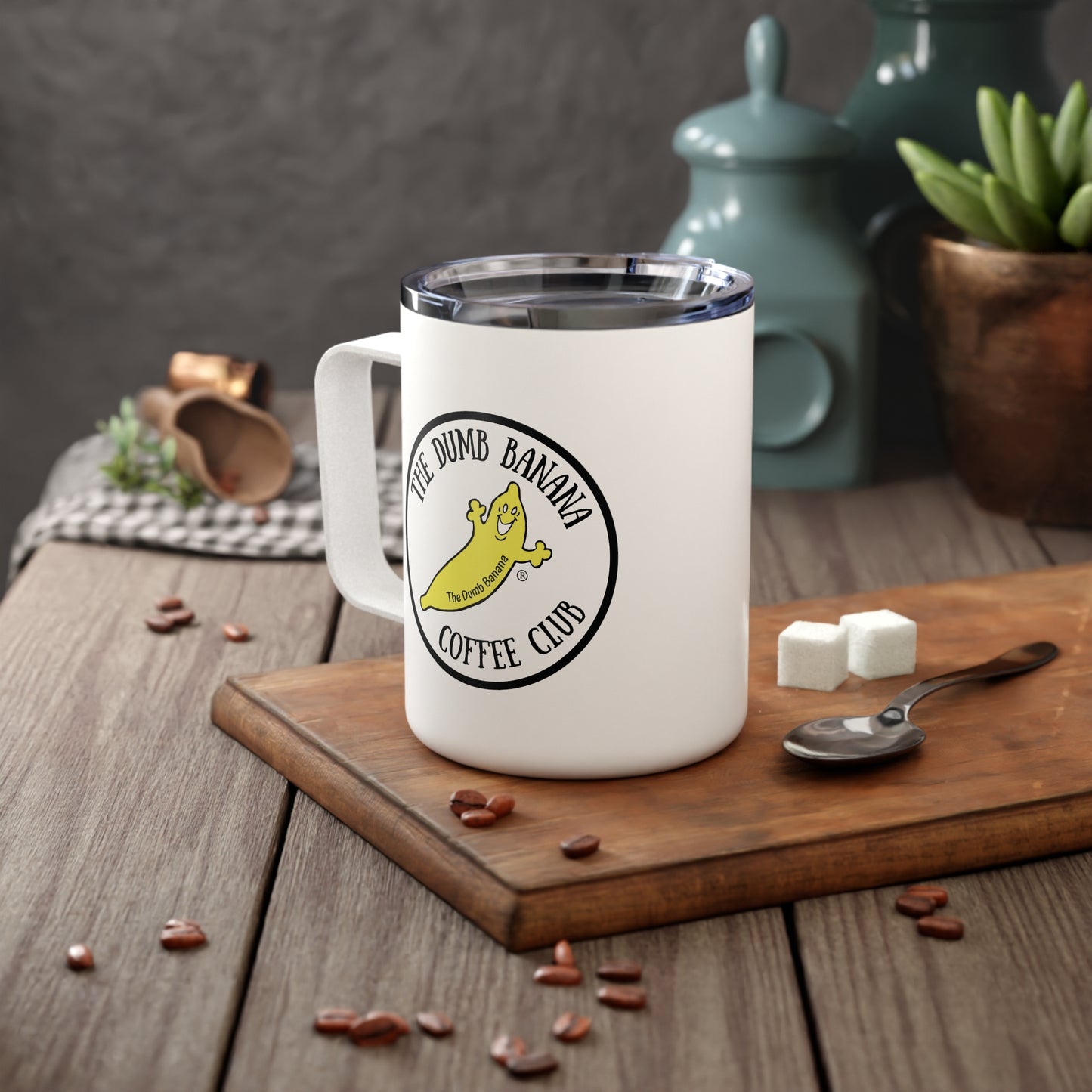 The Dumb Banana's COFFEE CLUB Insulated 10oz Coffee Mug - Coffee has never tasted better!!!