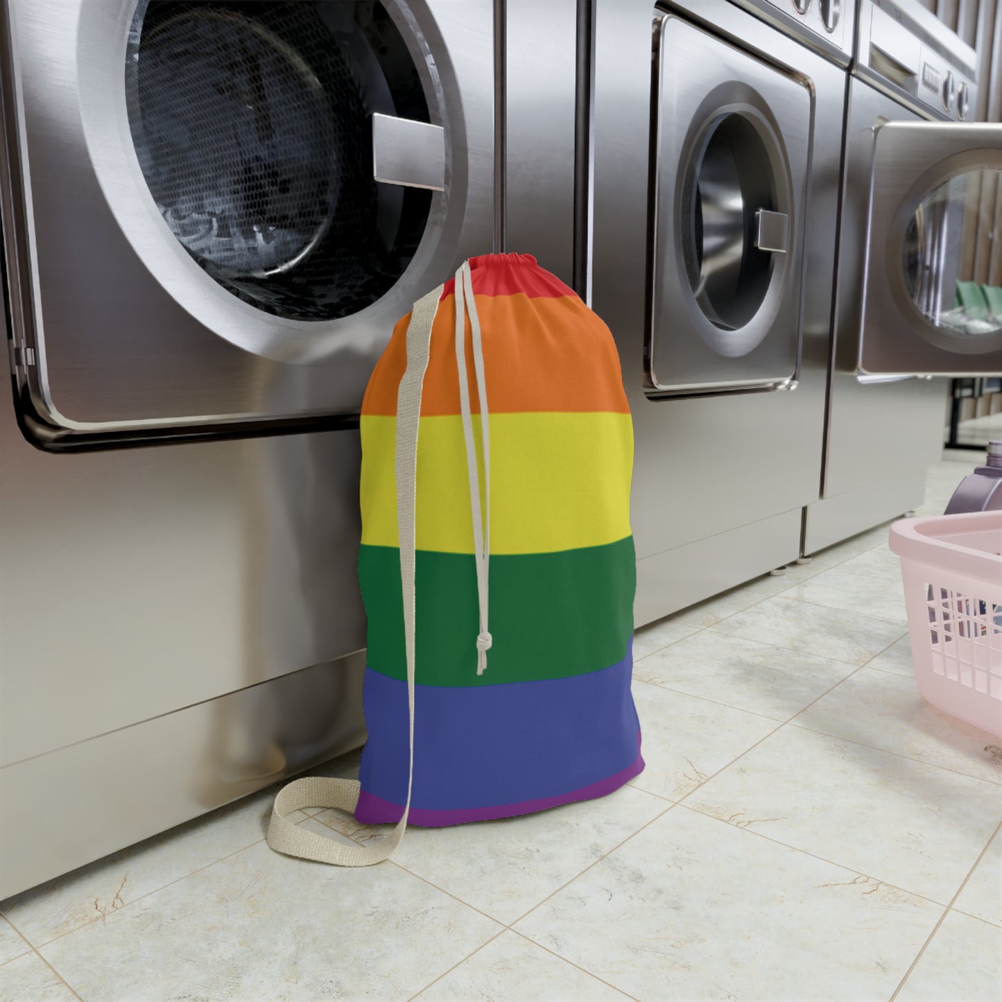 Gay Pride Rainbow Laundry Bag