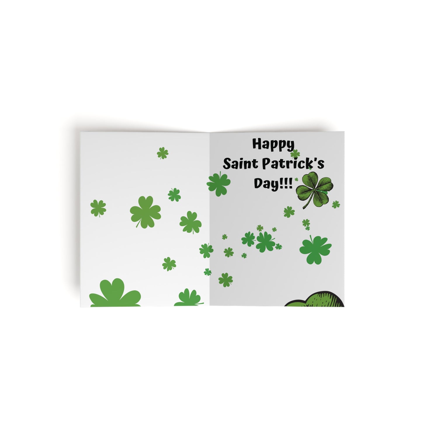 Saint Patrick's "Cheers!!!" Greeting Cards (8, 16, and 24 pcs)