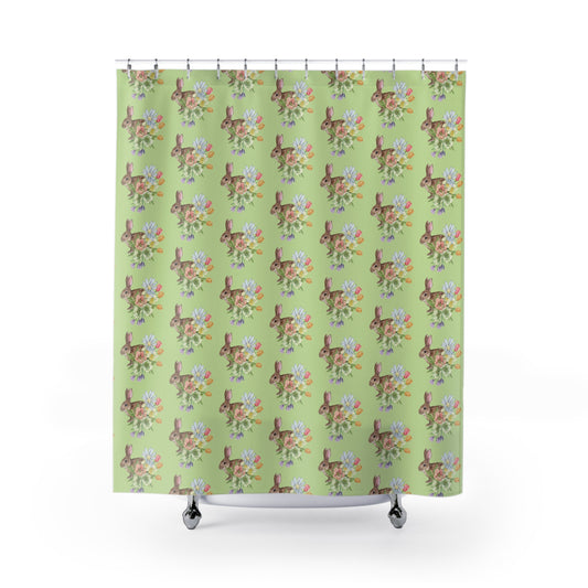 Spring Tranquility Shower Curtain by Miss Daisy