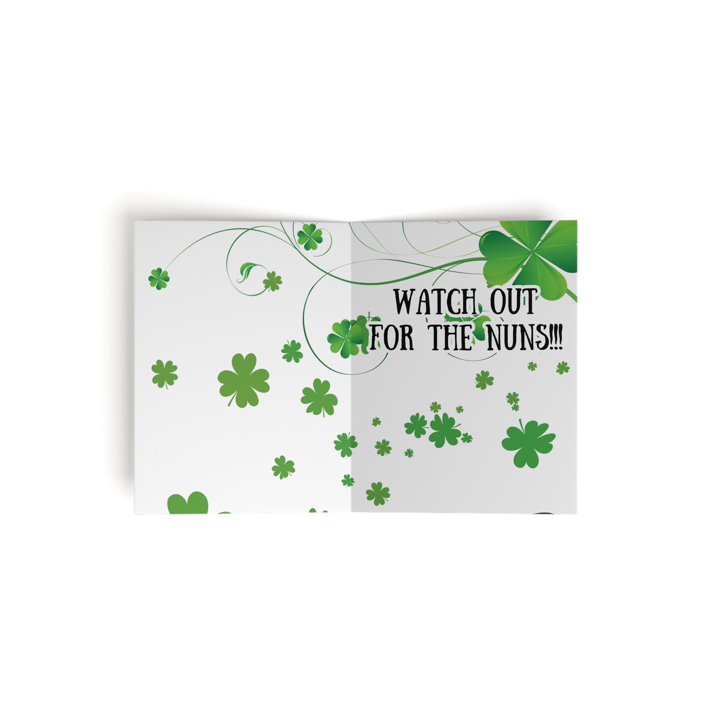 "Party Nuns" Saint Patrick's Day Greeting Cards (8, 16, and 24 pcs)