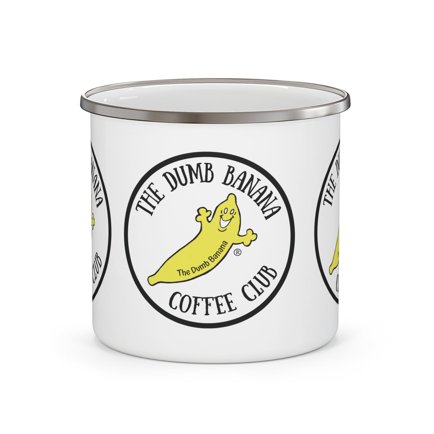 THE DUMB BANANA 12oz Enamel Camping Mug - Don't leave home without it!!!