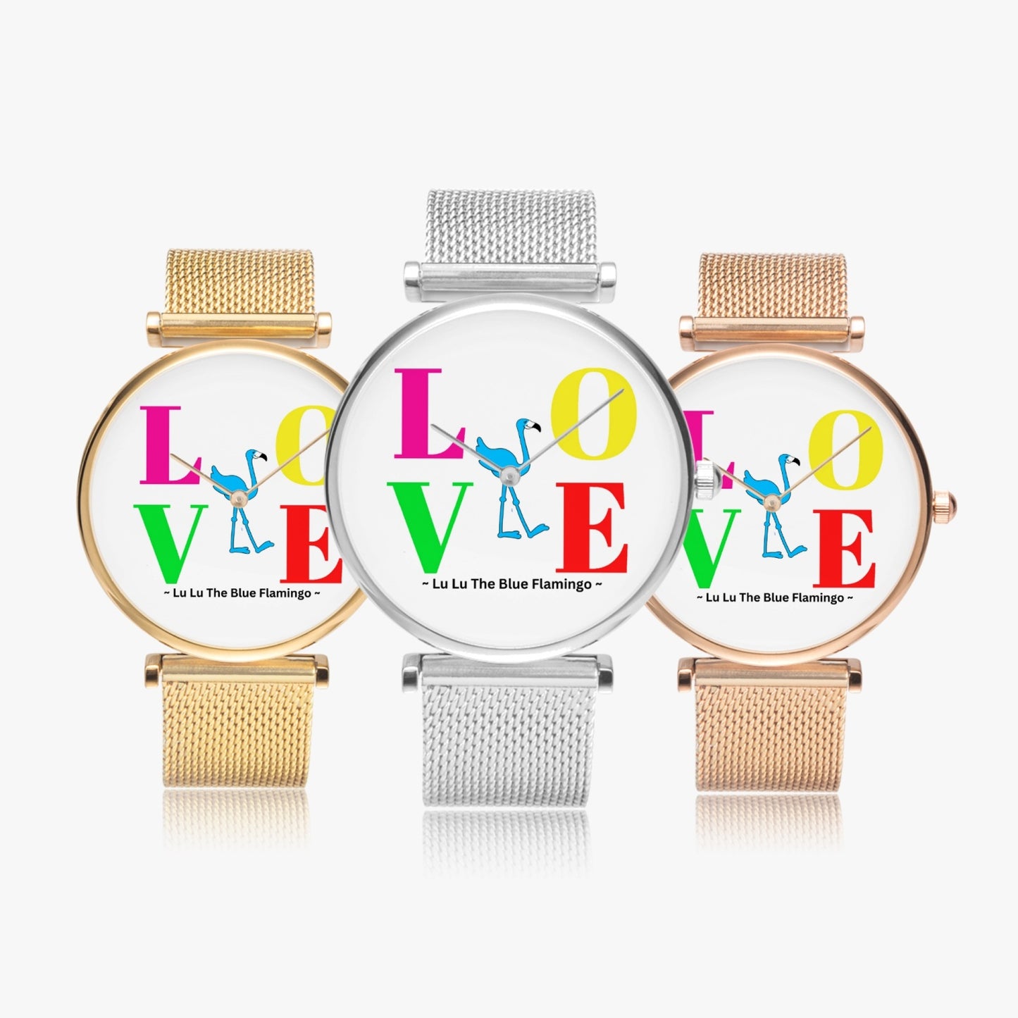 Lu Lu's "LOVE" Stylish Ultra-Thin Quartz Watch