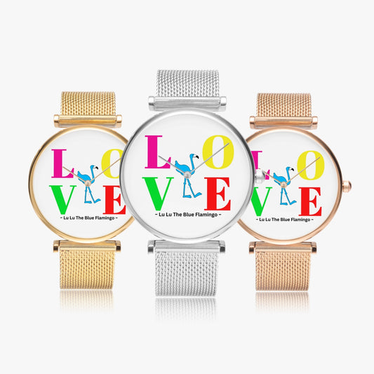 Lu Lu's "LOVE" Stylish Ultra-Thin Quartz Watch