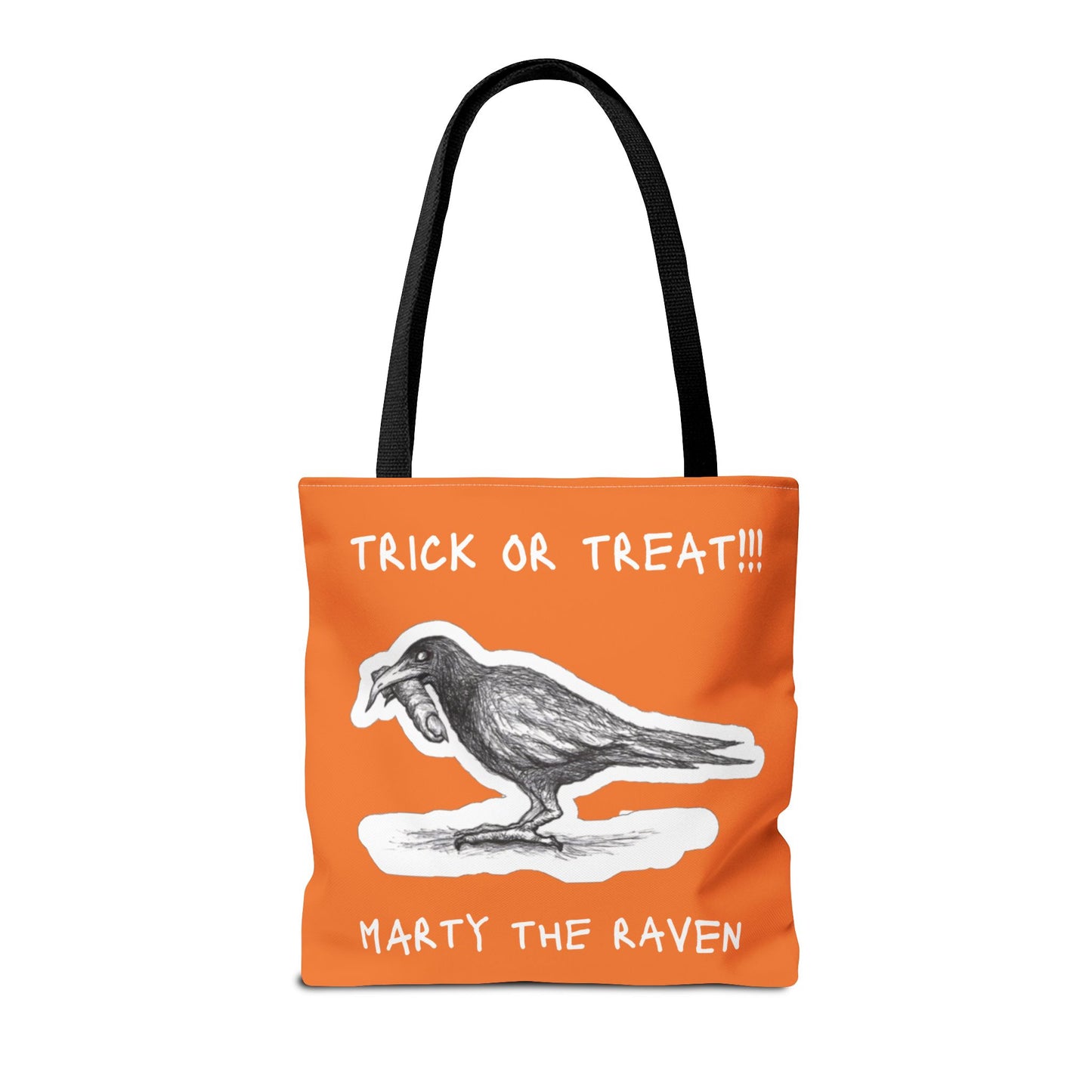 MARTY THE RAVEN!!! - The Happy Halloween Trick or Treat Candy Tote Bag