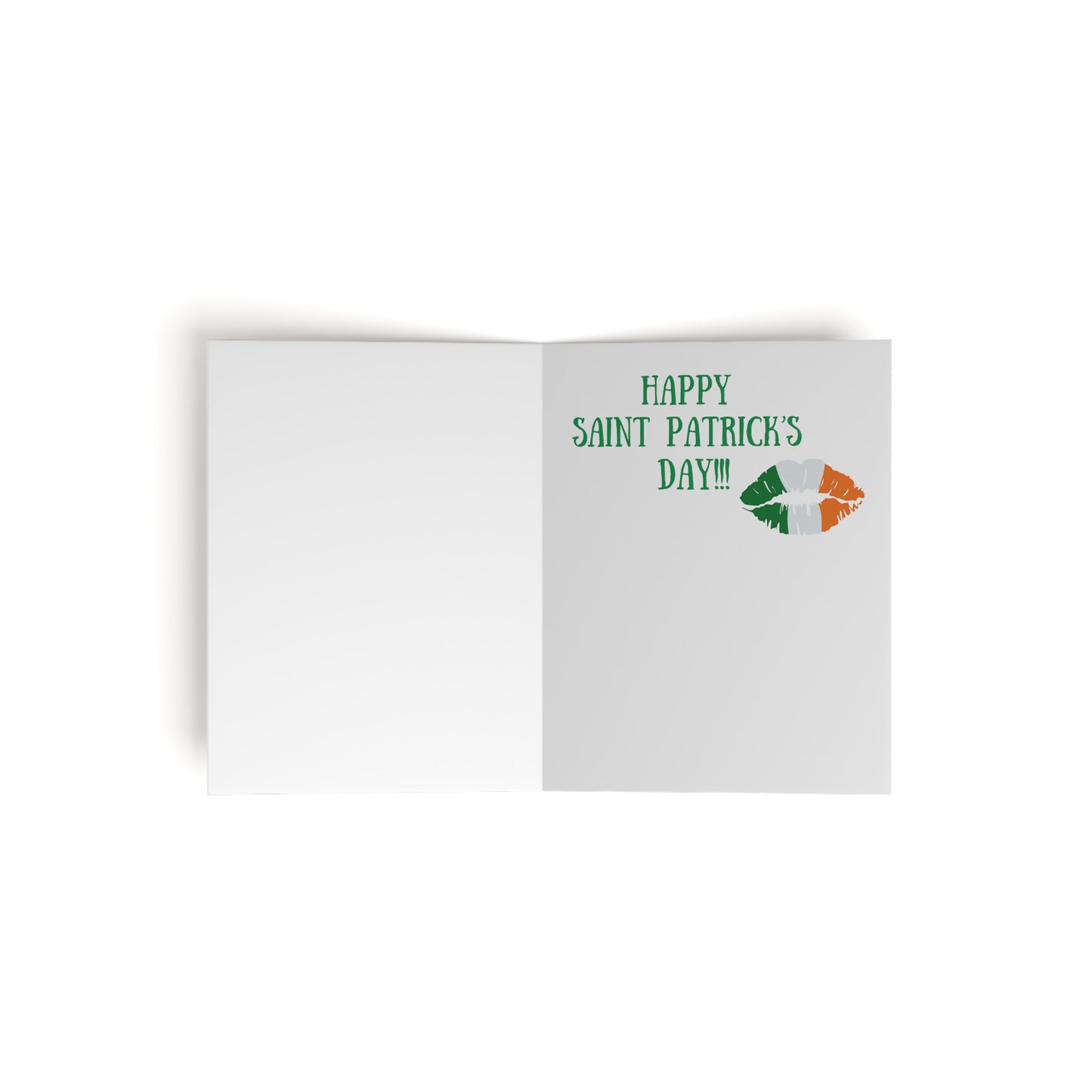 "Kiss Me, I'm Irish!!!" Greeting Cards for St. Patrick's Day (8, 16, and 24 pcs)