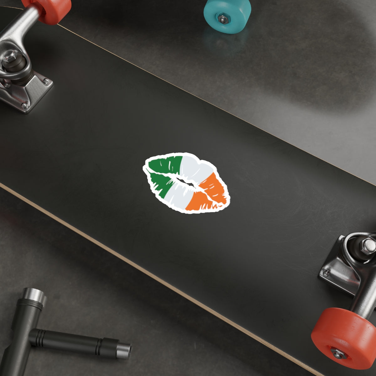 "Kiss Me, I'm Irish" Die-Cut Sticker