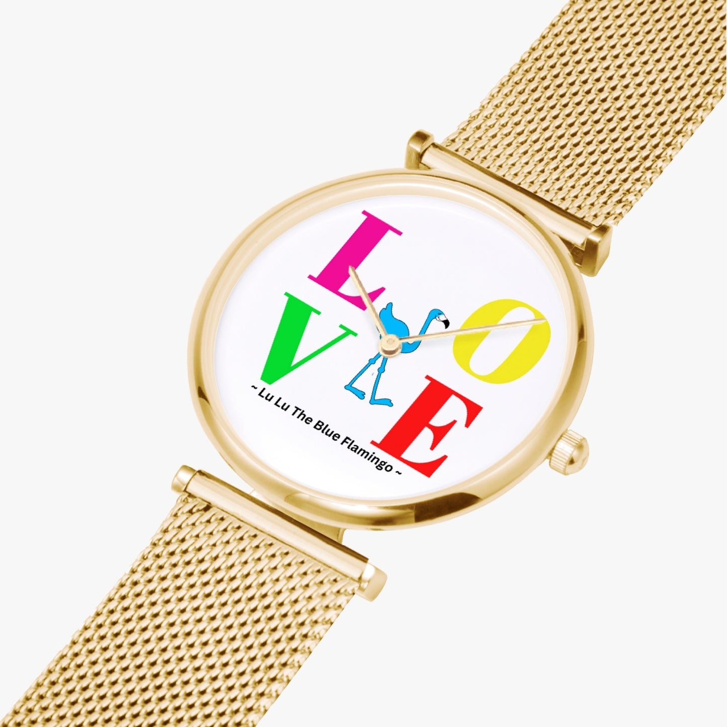 Lu Lu's "LOVE" Stylish Ultra-Thin Quartz Watch