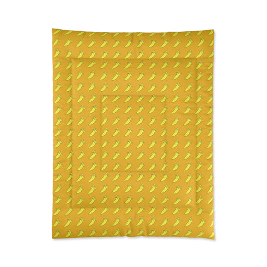The Dumb Banana Comforter in Yellow - It's so heavenly... you'll feel like a banana on Cloud 9!!!