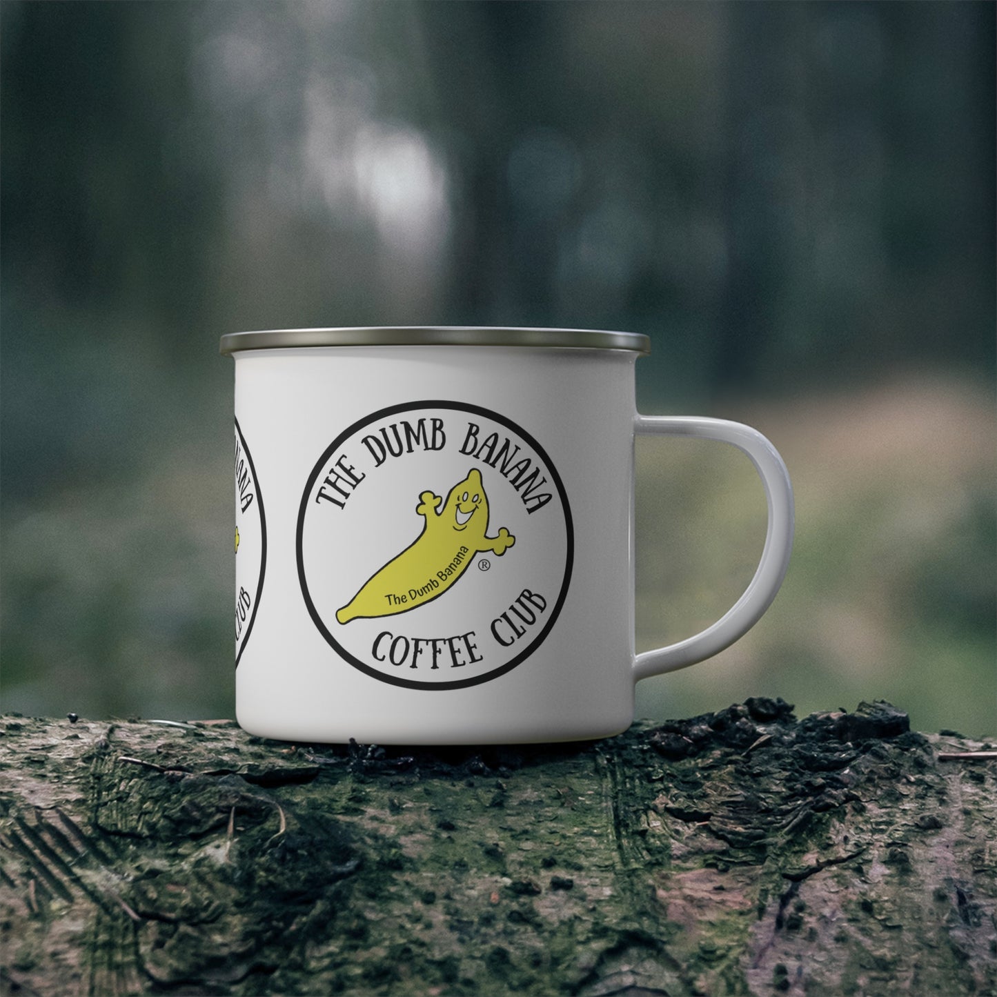 THE DUMB BANANA 12oz Enamel Camping Mug - Don't leave home without it!!!