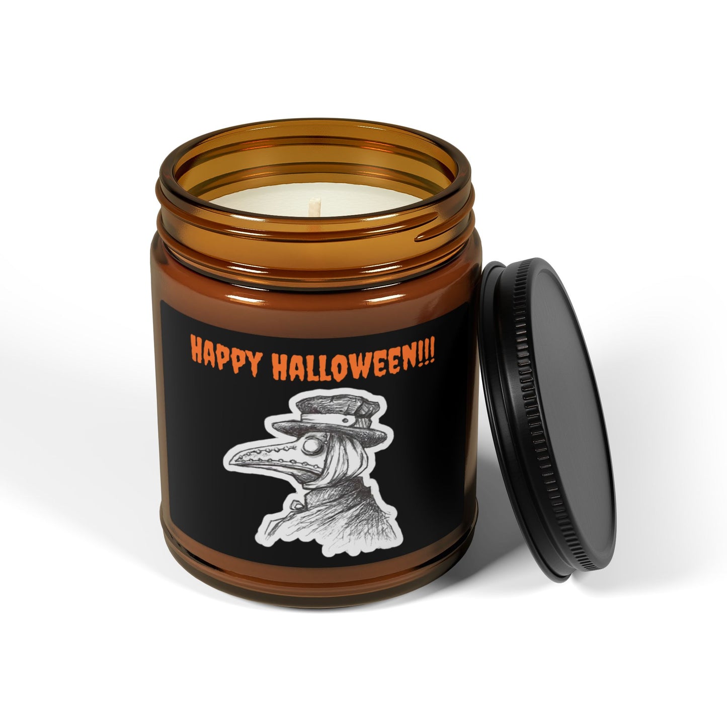 Dr. Bubonic Plague's HAPPY HALLOWEEN Scented 9oz Soy Candles