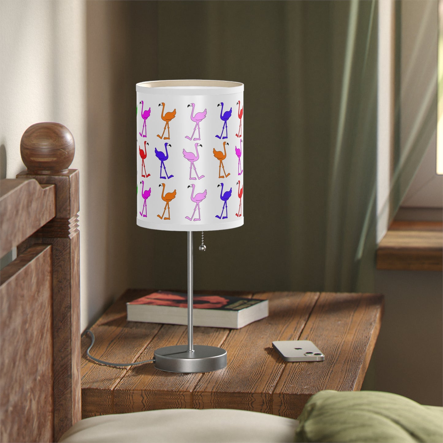 Rainbow Flamingo Club Table Lamp by Lu Lu