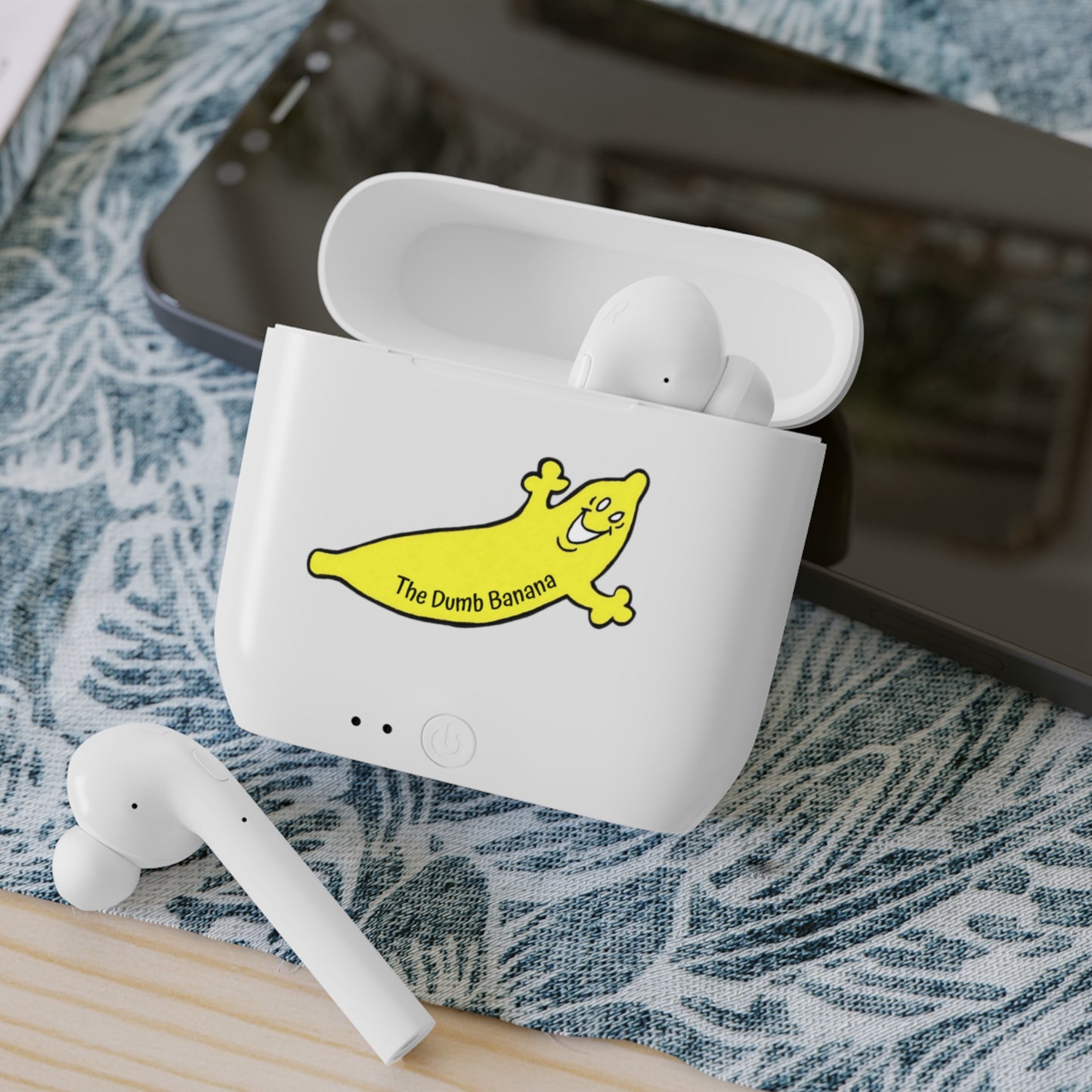 THE DUMB BANANA Wireless Earbuds by Essos - You'll hear like a banana!!!