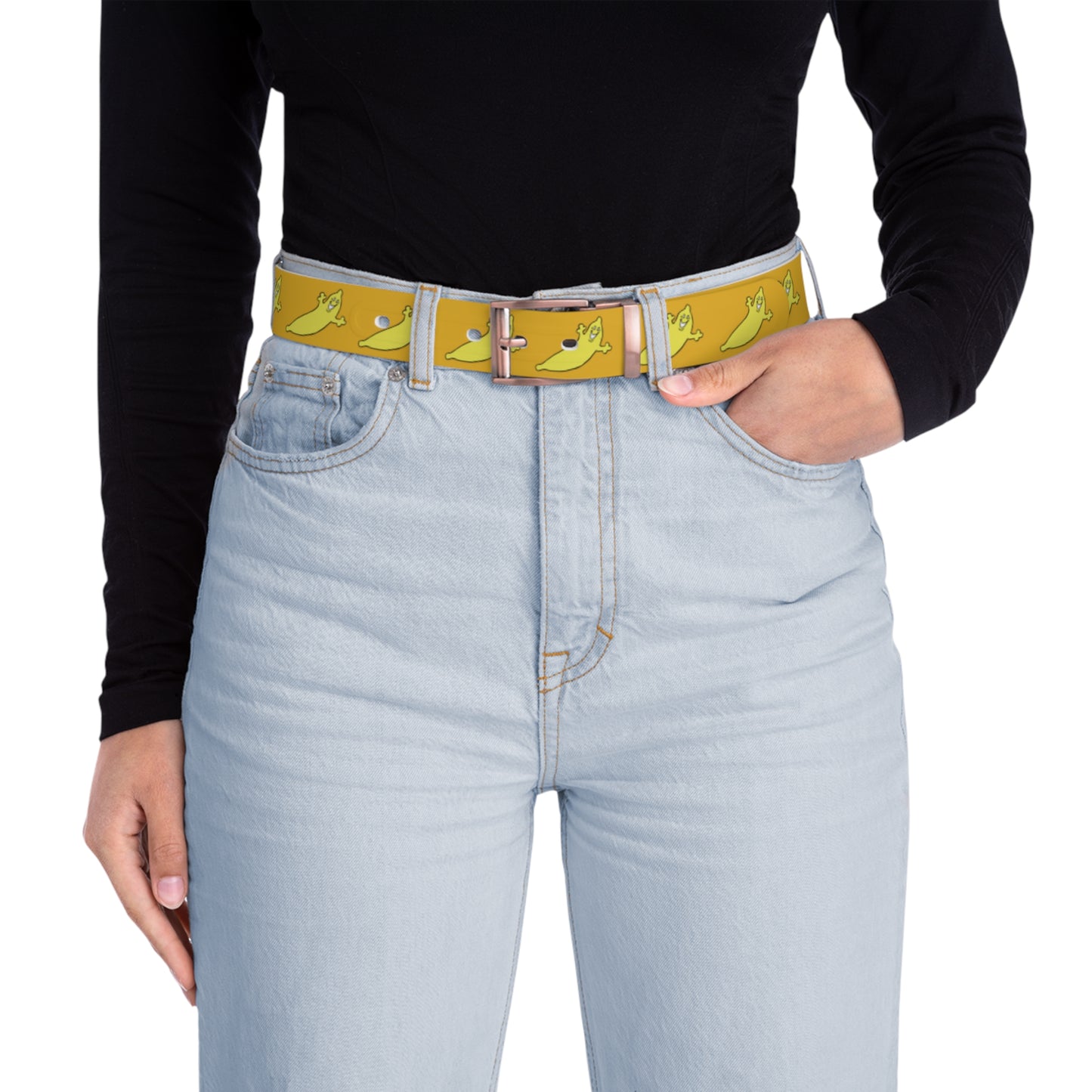 THE DUMB BANANA BELT in Yellow by The Dumb Banana - It's a banana of a belt!!!