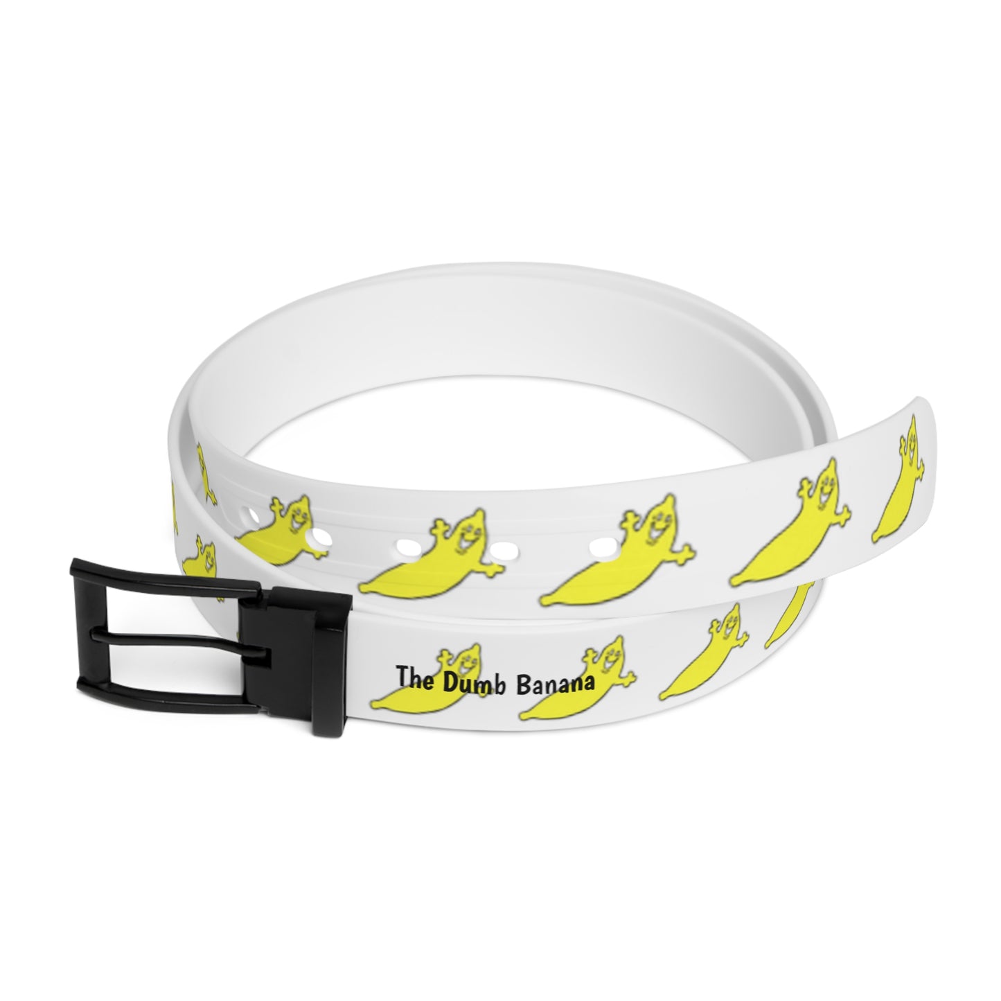 THE DUMB BANANA BELT in White by The Dumb Banana - It's a groovy banana for sure!!!