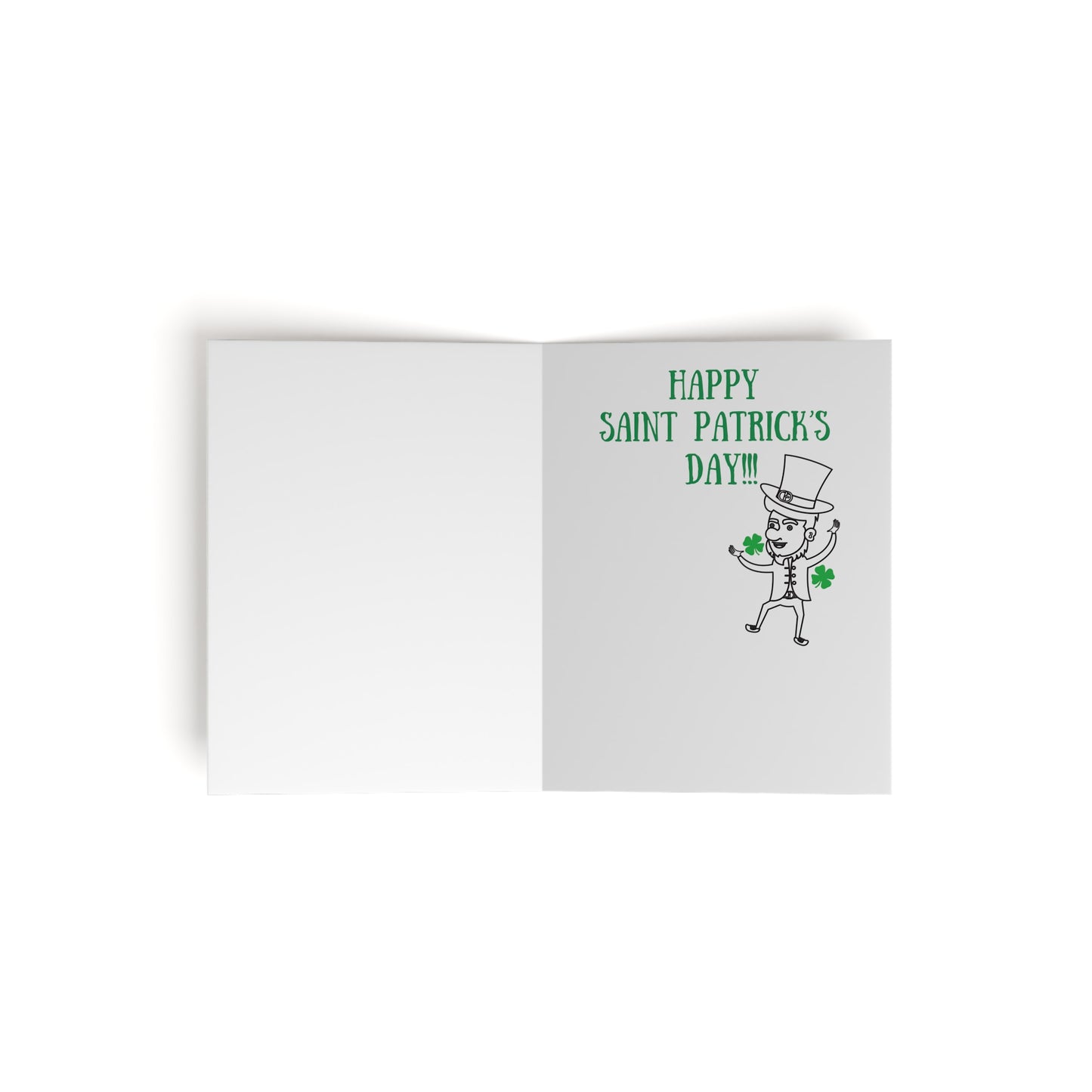 Dancing Leprechaun's "Luck of the Irish" Greeting Cards for St. Patrick's Day (8, 16, and 24 pcs)