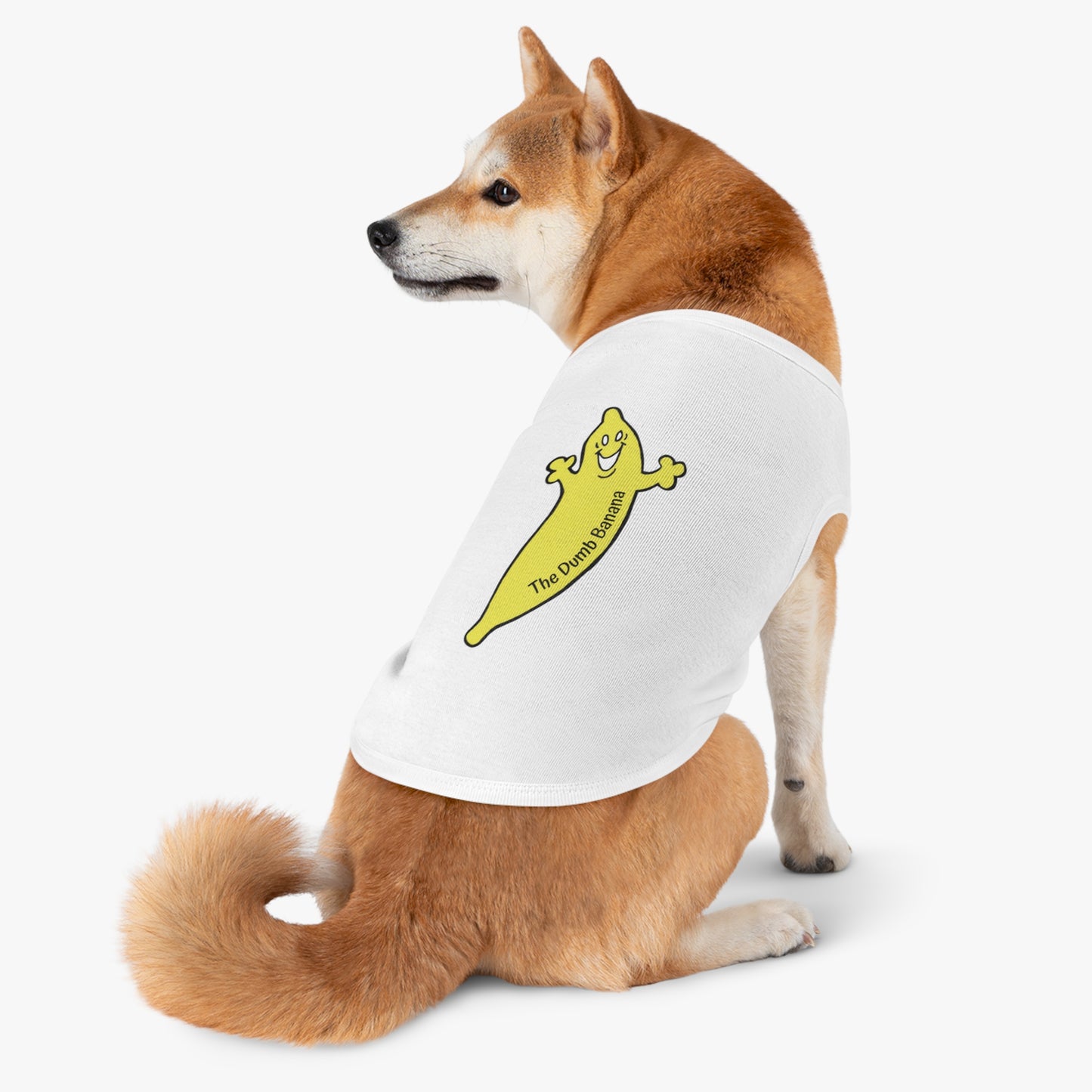 The Dumb Banana Pet Tank Top - For all dogs who love going in banana style and looking good!!!