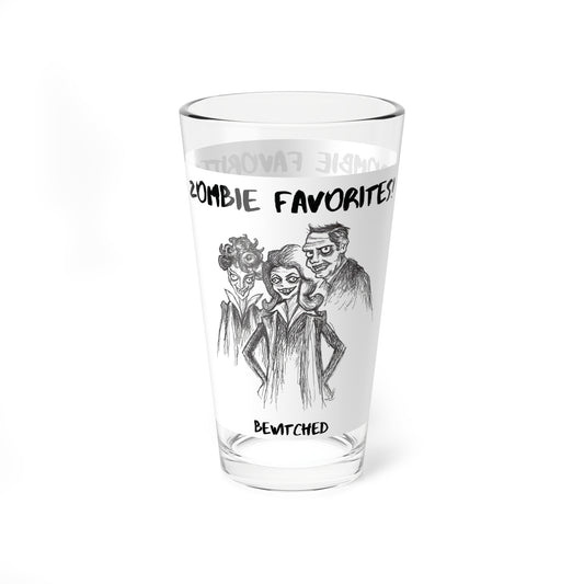 Zombie Favorites - The "Bewitched" Halloween 16oz Glass Cup