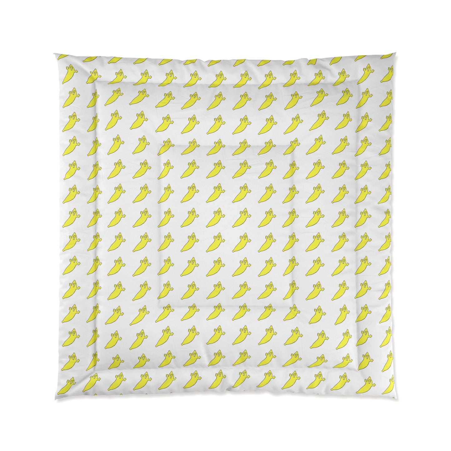 The Dumb Banana Comforter in White - It's so heavenly... you'll feel like a banana on Cloud 9!!!