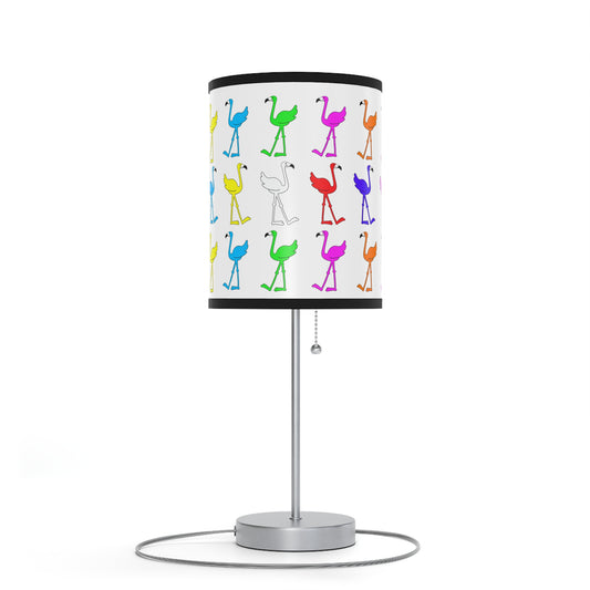 Rainbow Flamingo Club Table Lamp by Lu Lu