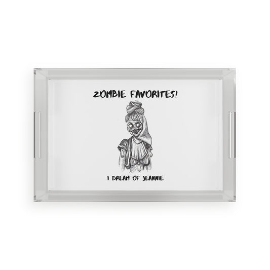 Zombie Favorites - The "I Dream of Jeannie" Halloween Acrylic Serving Tray