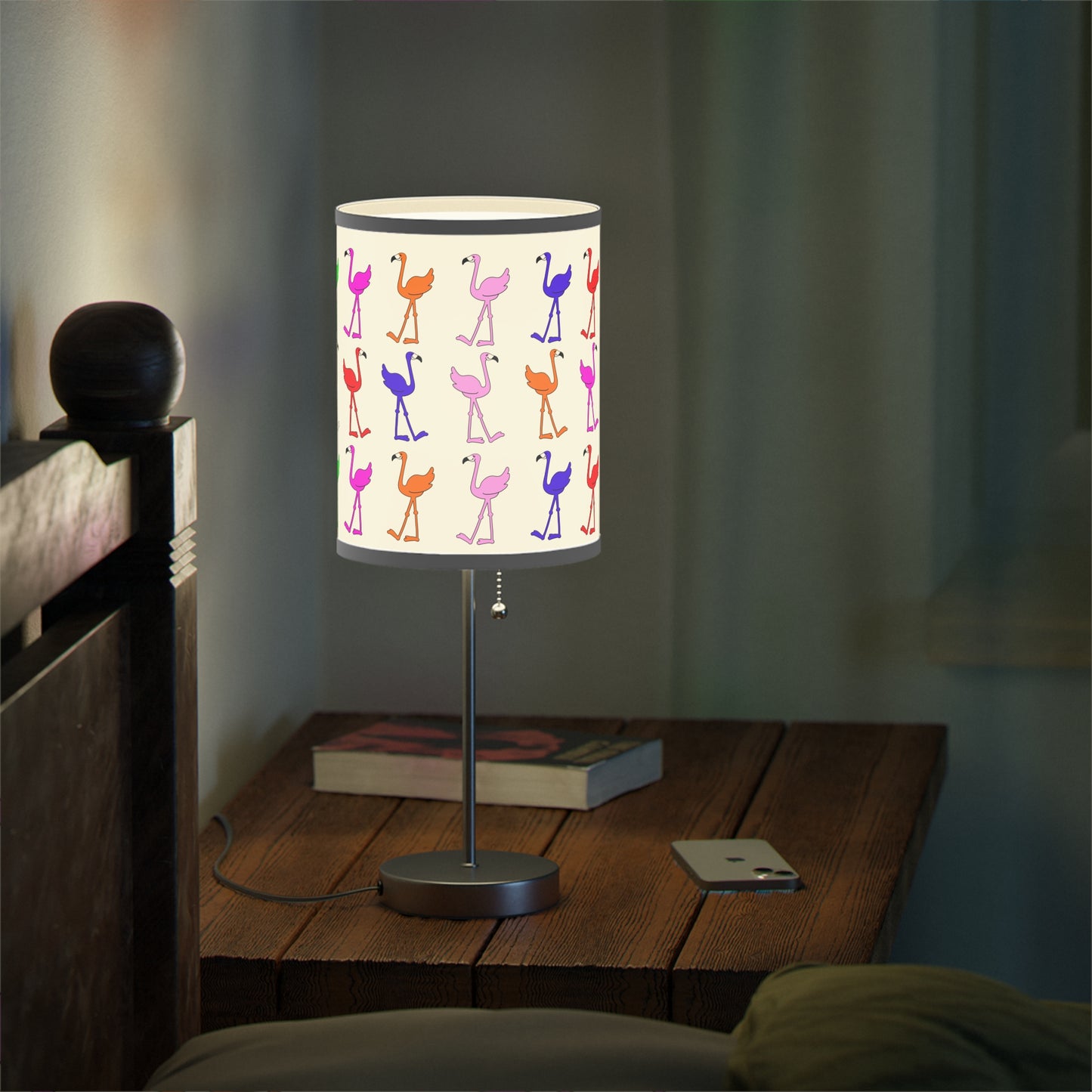 Rainbow Flamingo Club Table Lamp by Lu Lu