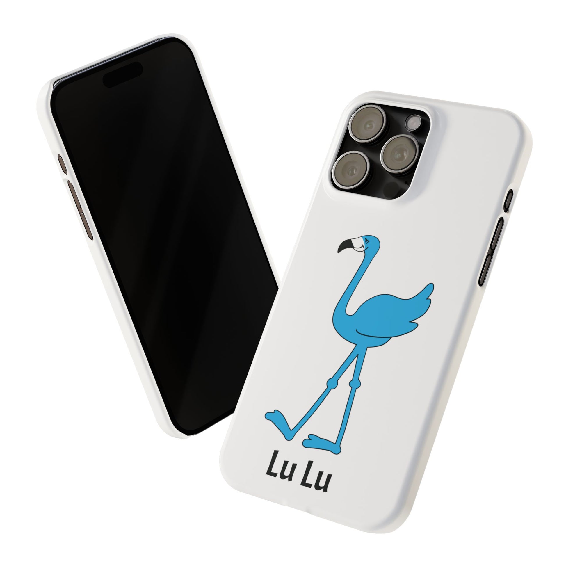 Lu Lu The Blue Flamingo Slim Cell Phone Cases by Case-Mate for iPhones Lu Lu The Blue Flamingo Slim Cell Phone Cases by Case-Mate for iPhones