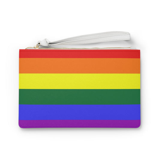 Gay Pride Rainbow Flag Clutch Bag