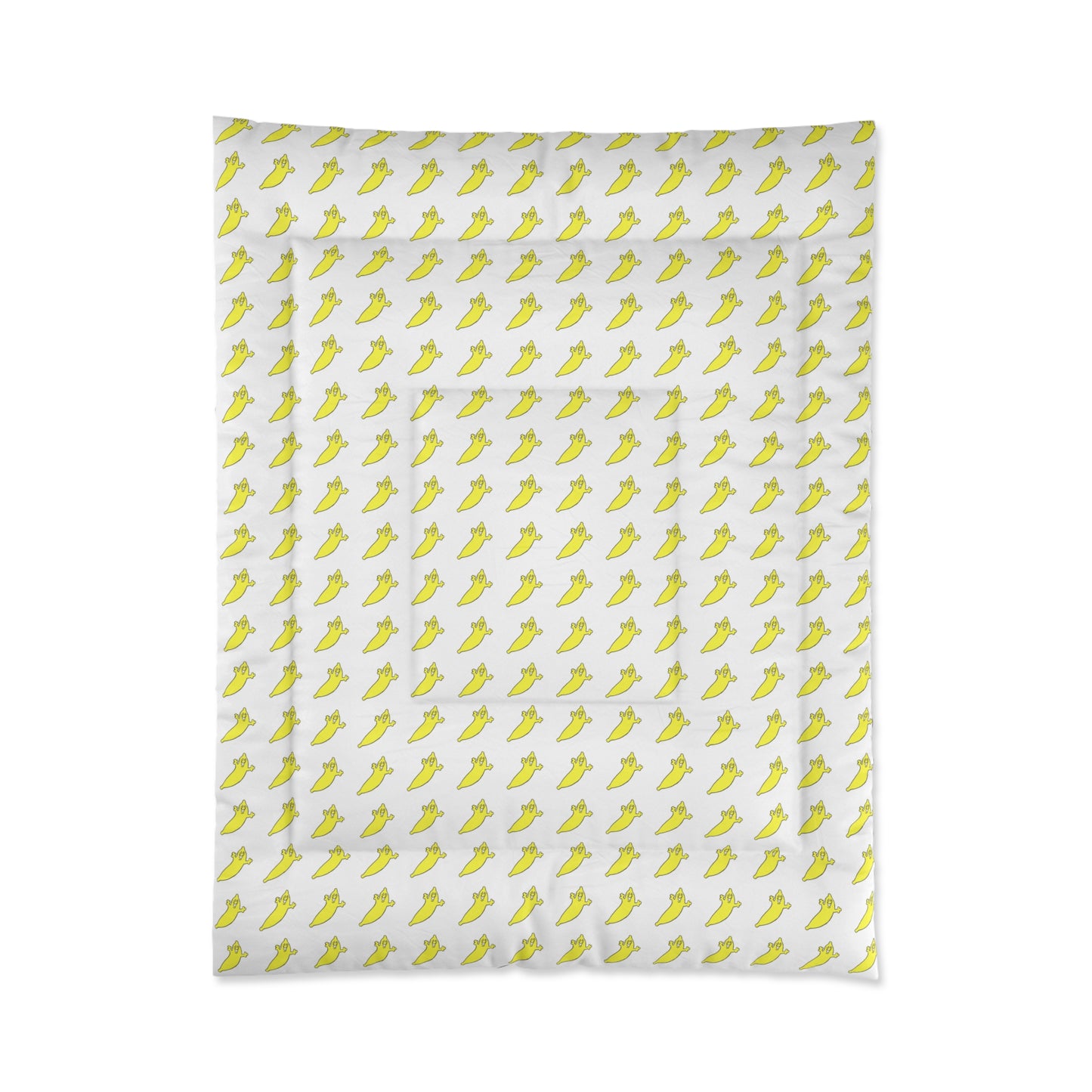 The Dumb Banana Comforter in White - It's so heavenly... you'll feel like a banana on Cloud 9!!!