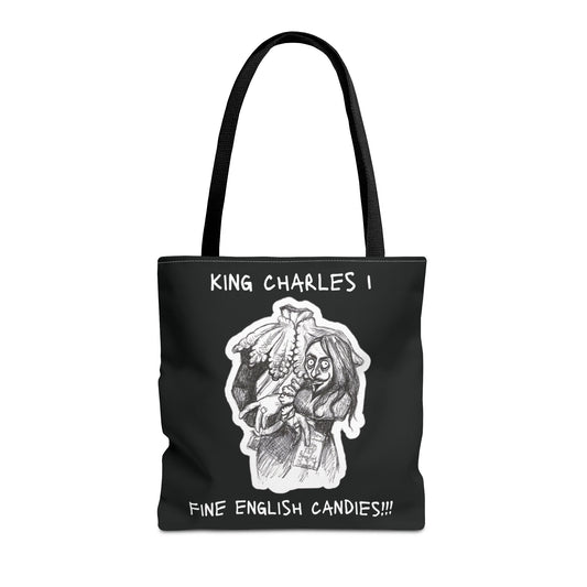 KING CHARLES 1 - "Fine English Candies!!!" Trick or Treat Candy Tote Bag