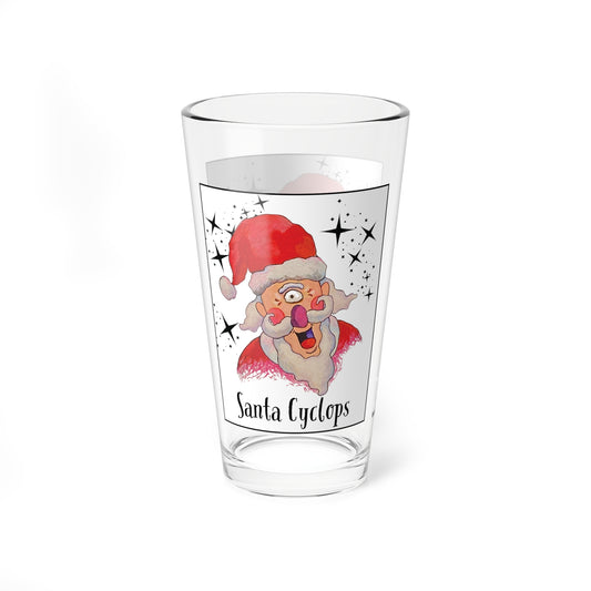 Santa Cyclops 16oz Glass & Shaker