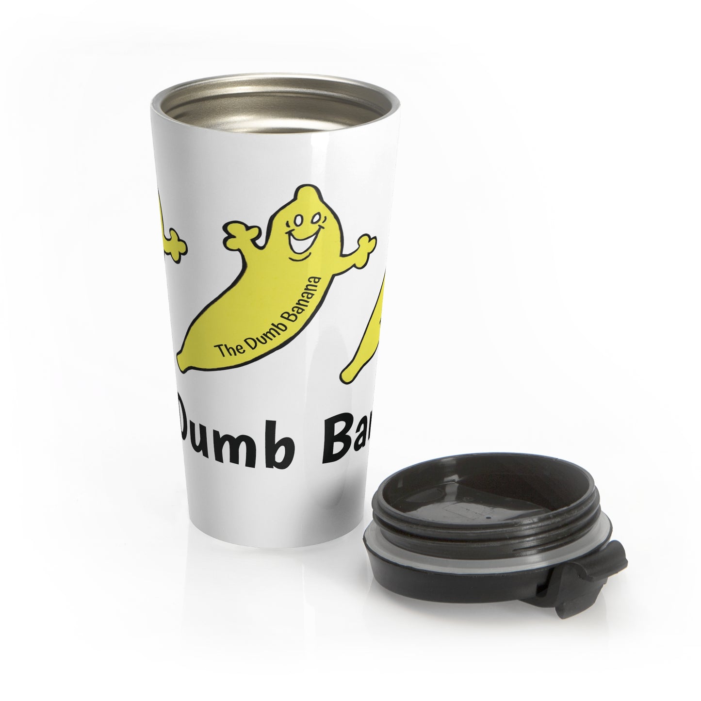 THE DUMB BANANA 15oz Stainless Steel Travel Mug - The mug that Marco Polo wished he had!!!