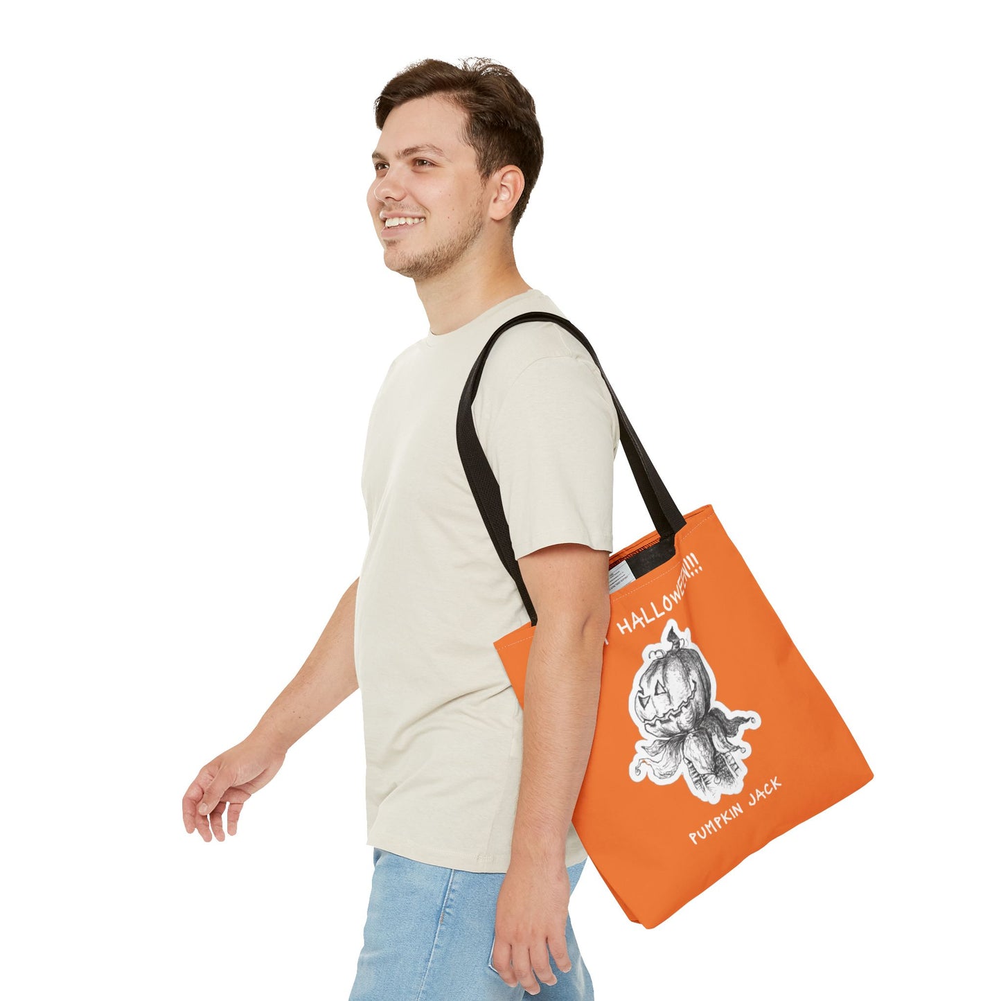 PUMPKIN JACK!!! - The Happy Halloween Trick or Treat Candy Tote Bag