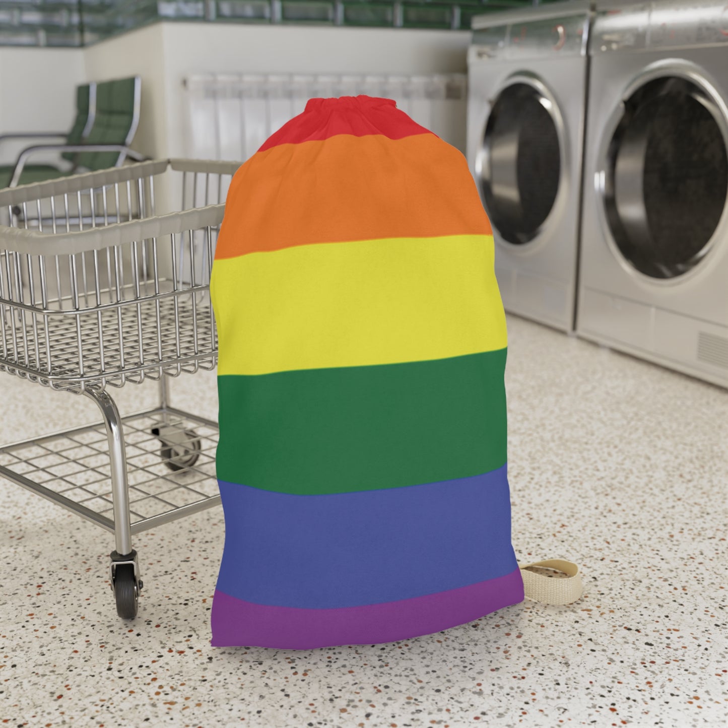 Gay Pride Rainbow Laundry Bag