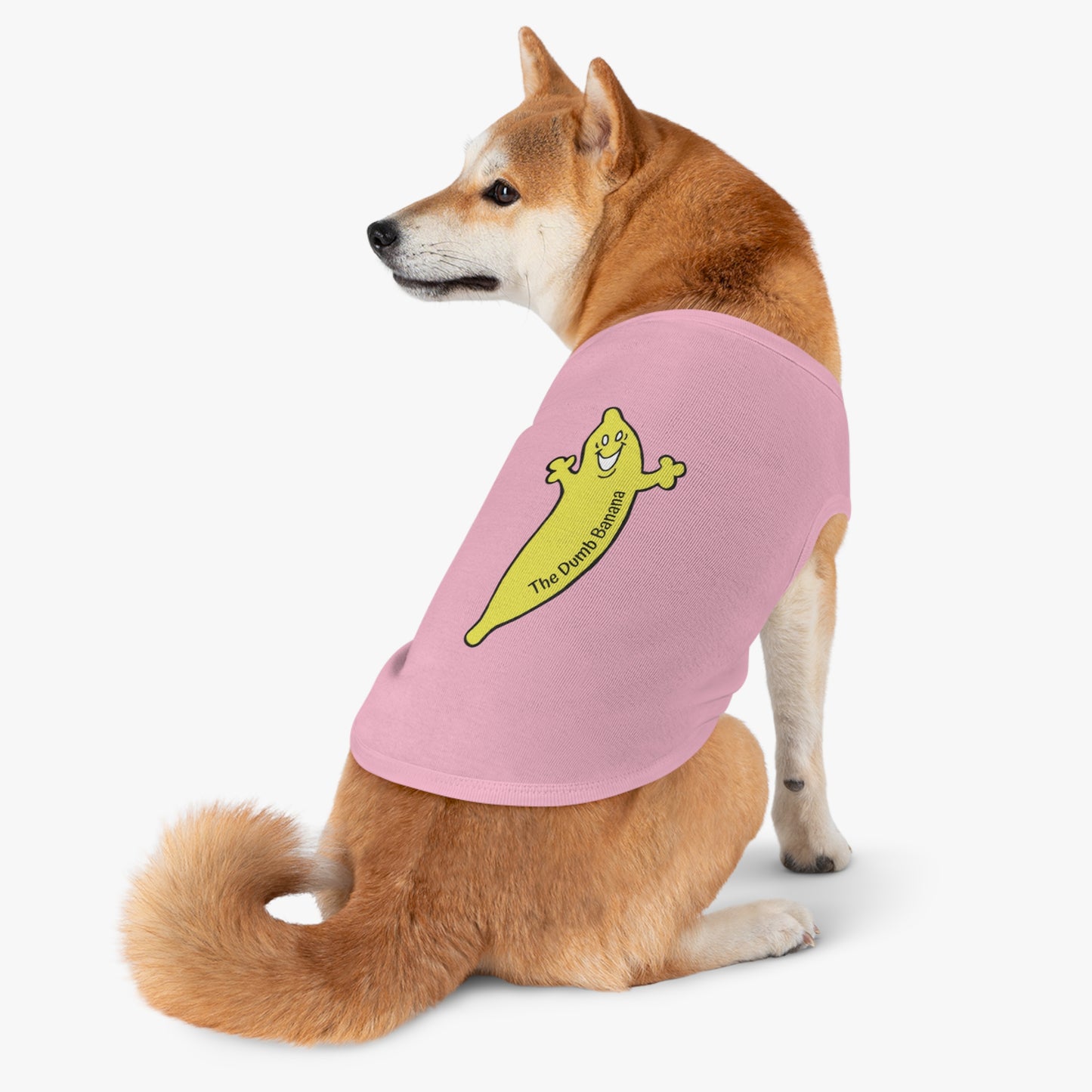 The Dumb Banana Pet Tank Top - For all dogs who love going in banana style and looking good!!!