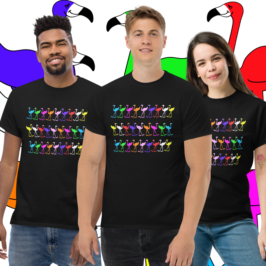 Lu Lu & Friends - The Rainbow Flamingo Club Unisex Classic Tee