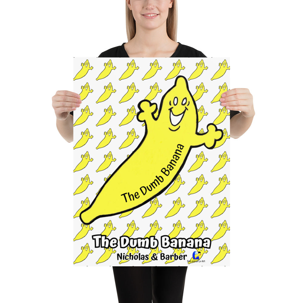 The Dumb Banana & Friends Pop Art Poster Print