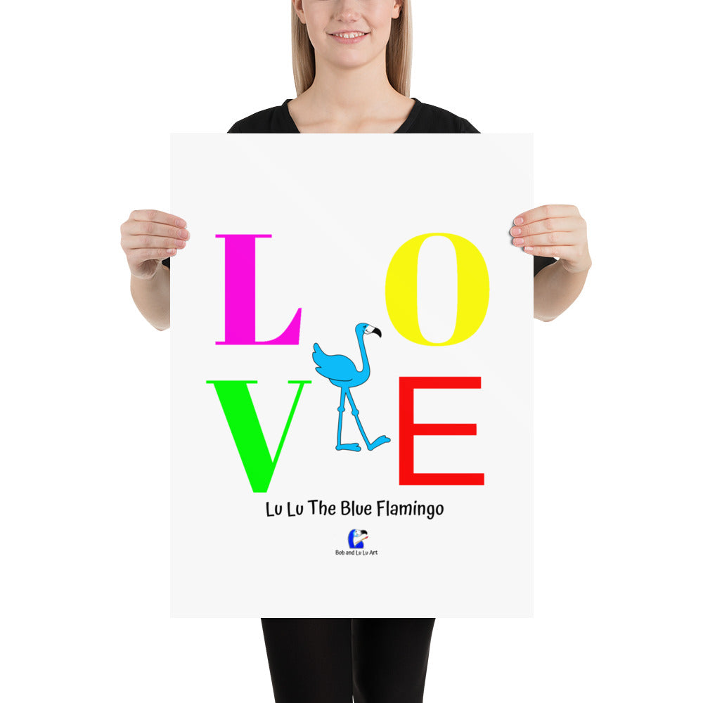 Lu Lu's "LOVE" Pop Art Poster Print