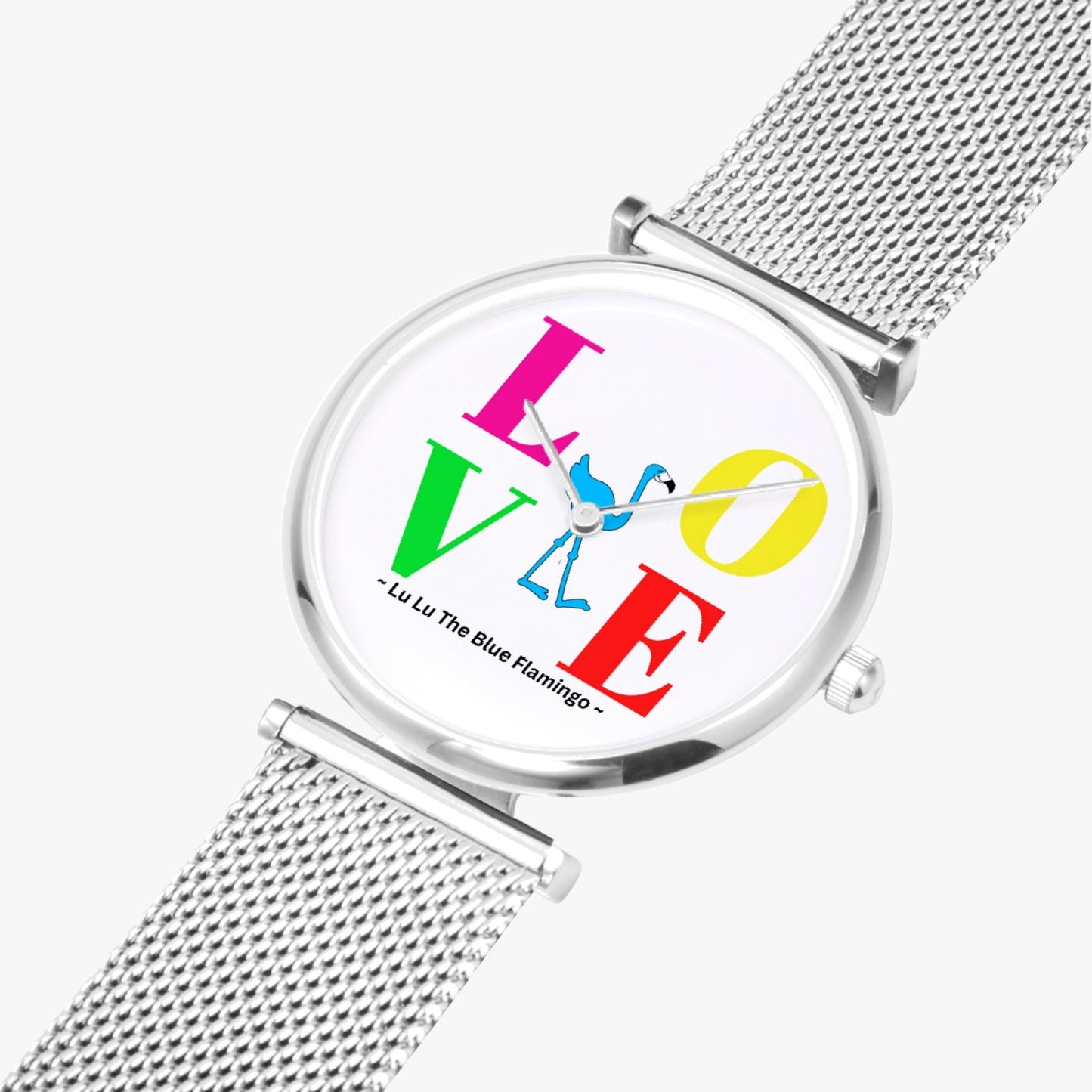 Lu Lu's "LOVE" Stylish Ultra-Thin Quartz Watch