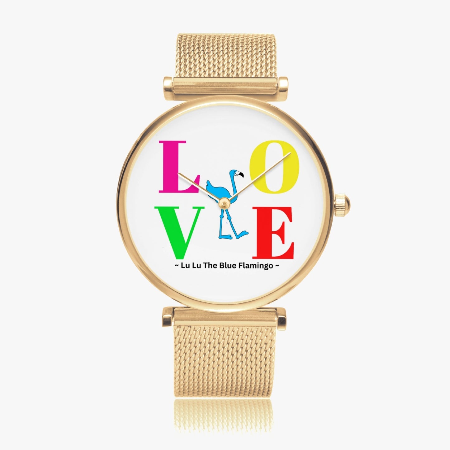 Lu Lu's "LOVE" Stylish Ultra-Thin Quartz Watch