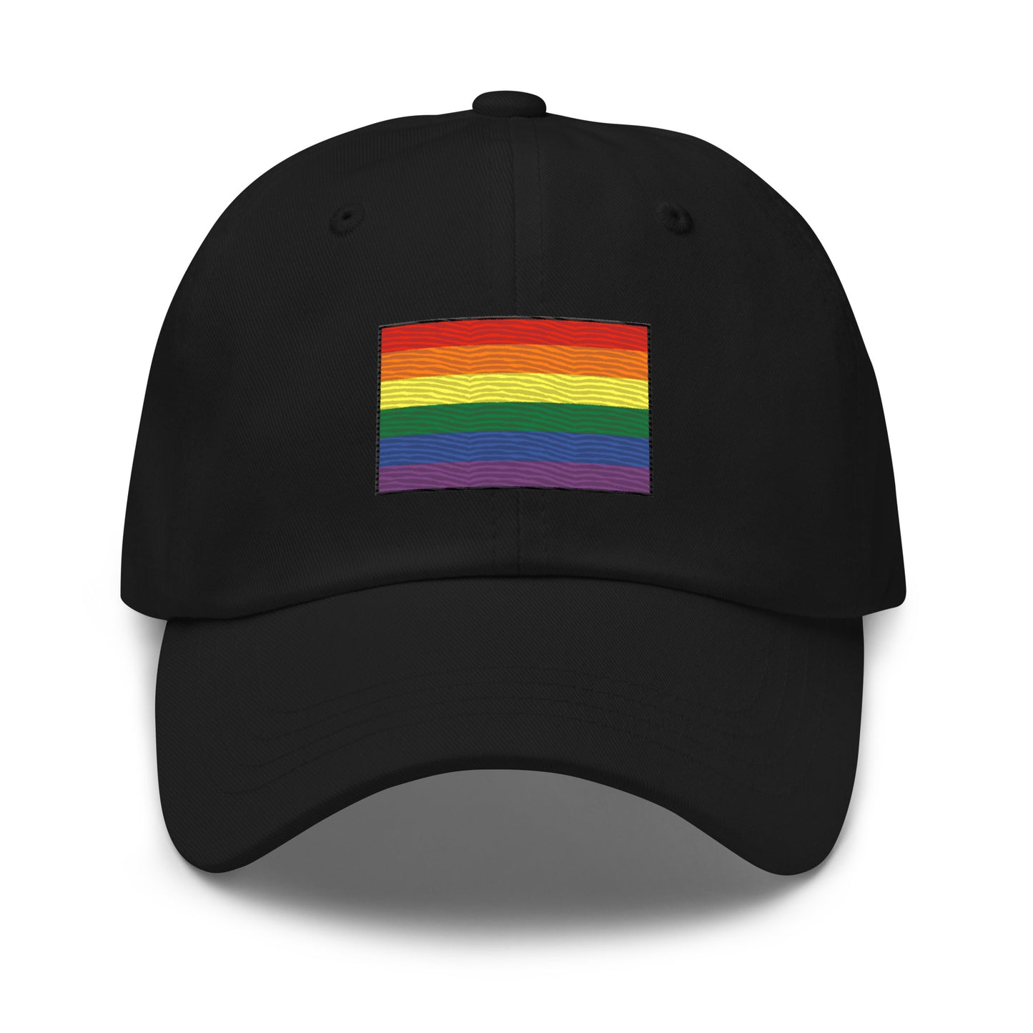 Embroidered Rainbow Flag Gay Pride Unisex Dad Hat