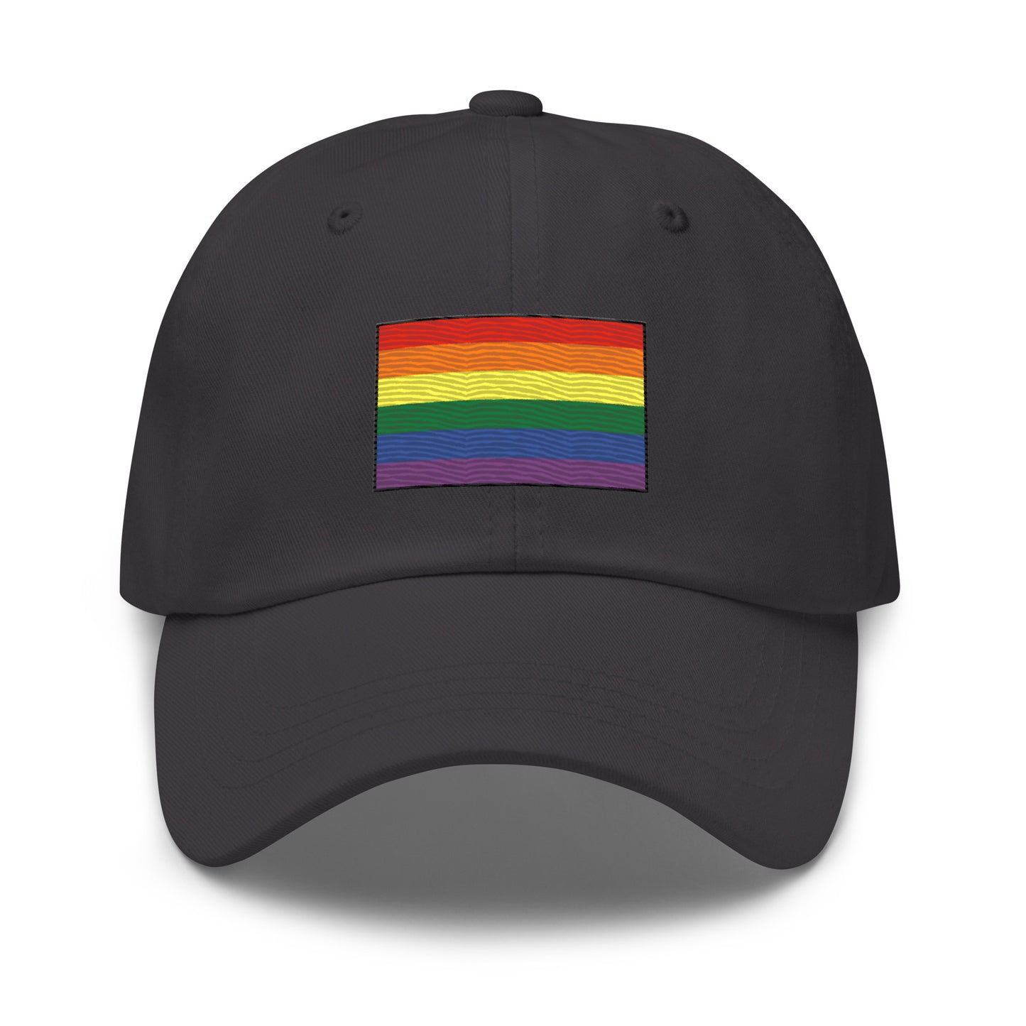 Embroidered Rainbow Flag Gay Pride Unisex Dad Hat