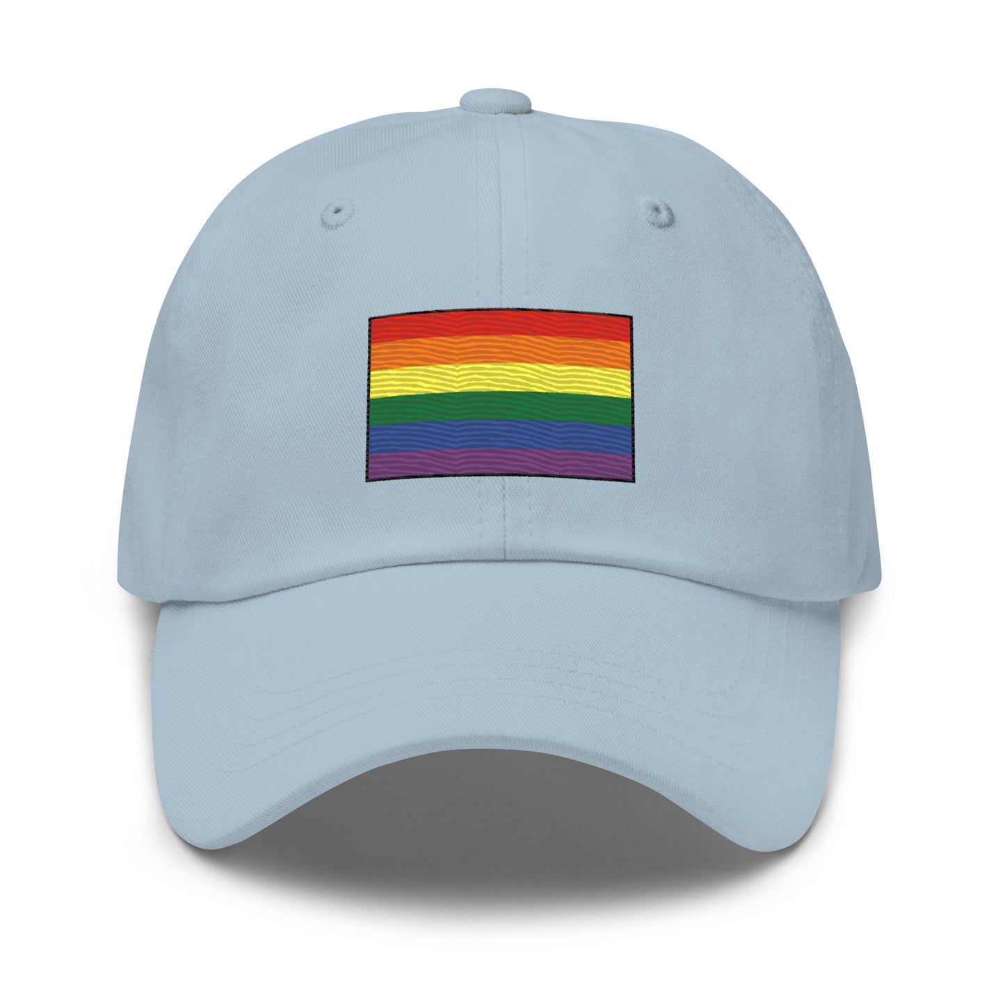 Embroidered Rainbow Flag Gay Pride Unisex Dad Hat