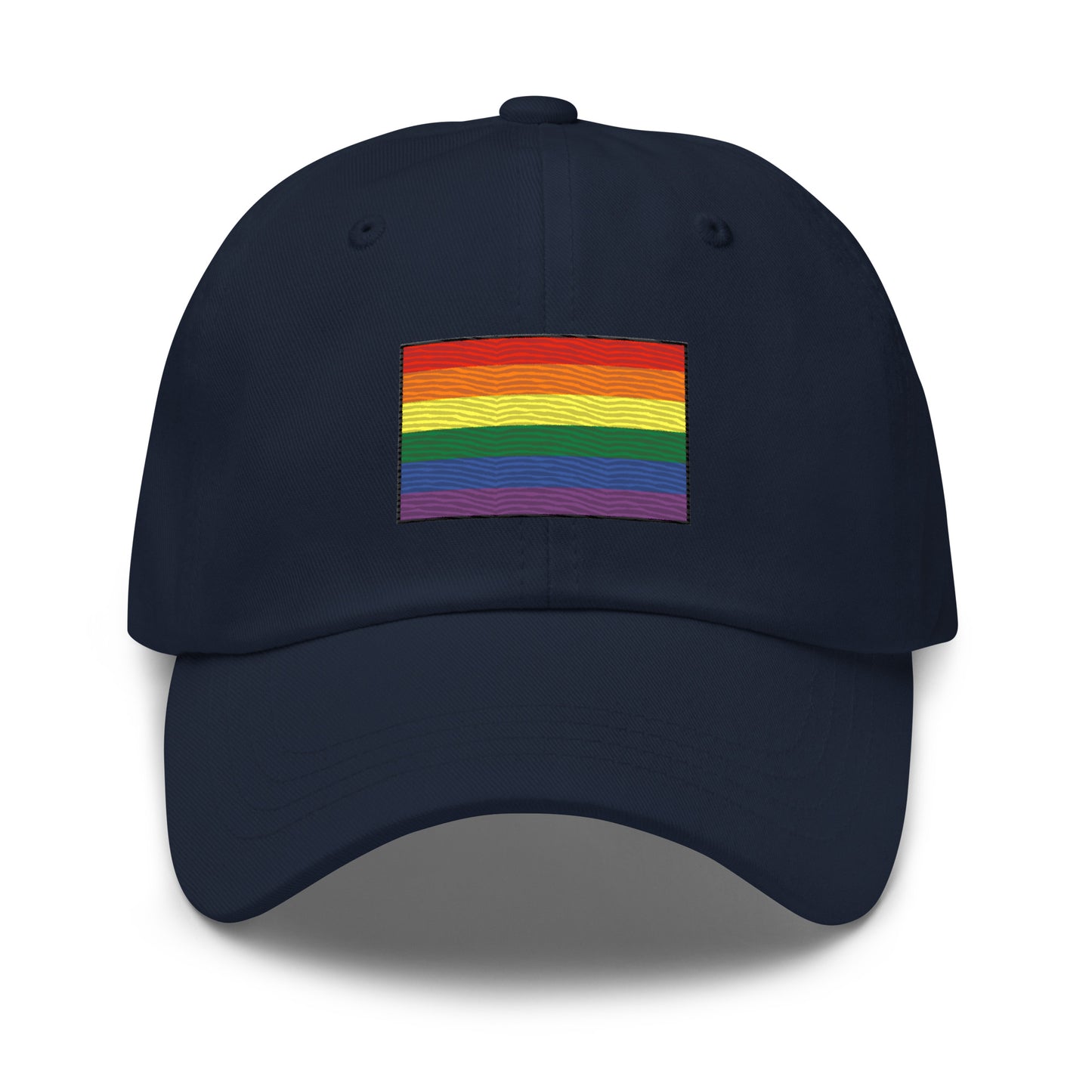 Embroidered Rainbow Flag Gay Pride Unisex Dad Hat
