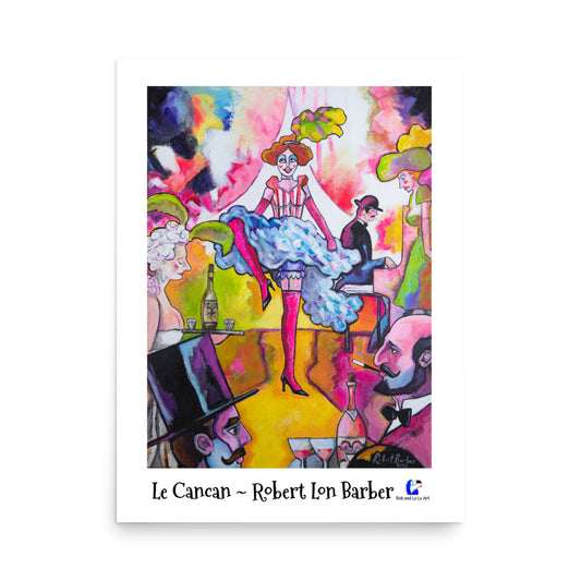 "Le Cancan" - The Poster Print with a French Kick!!!