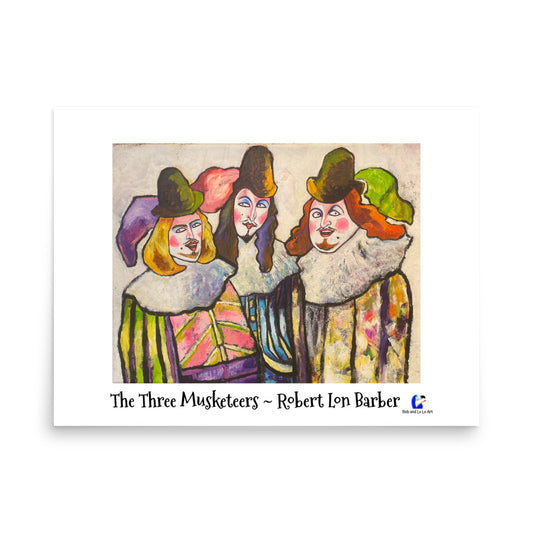 The Three Musketeers Poster Print - "One for All - All for One!!!"