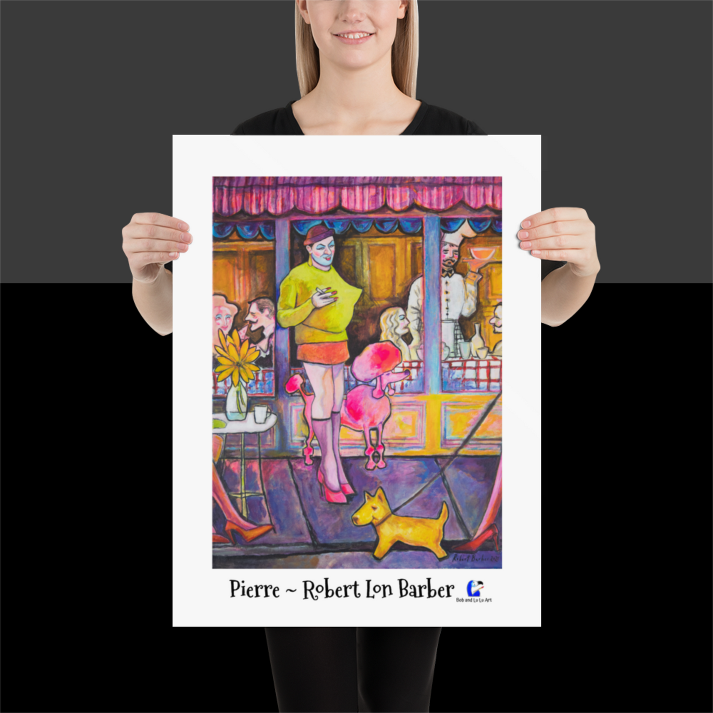 "Pierre" Poster Print - The Legendary Femme Fatale of Paris!!!