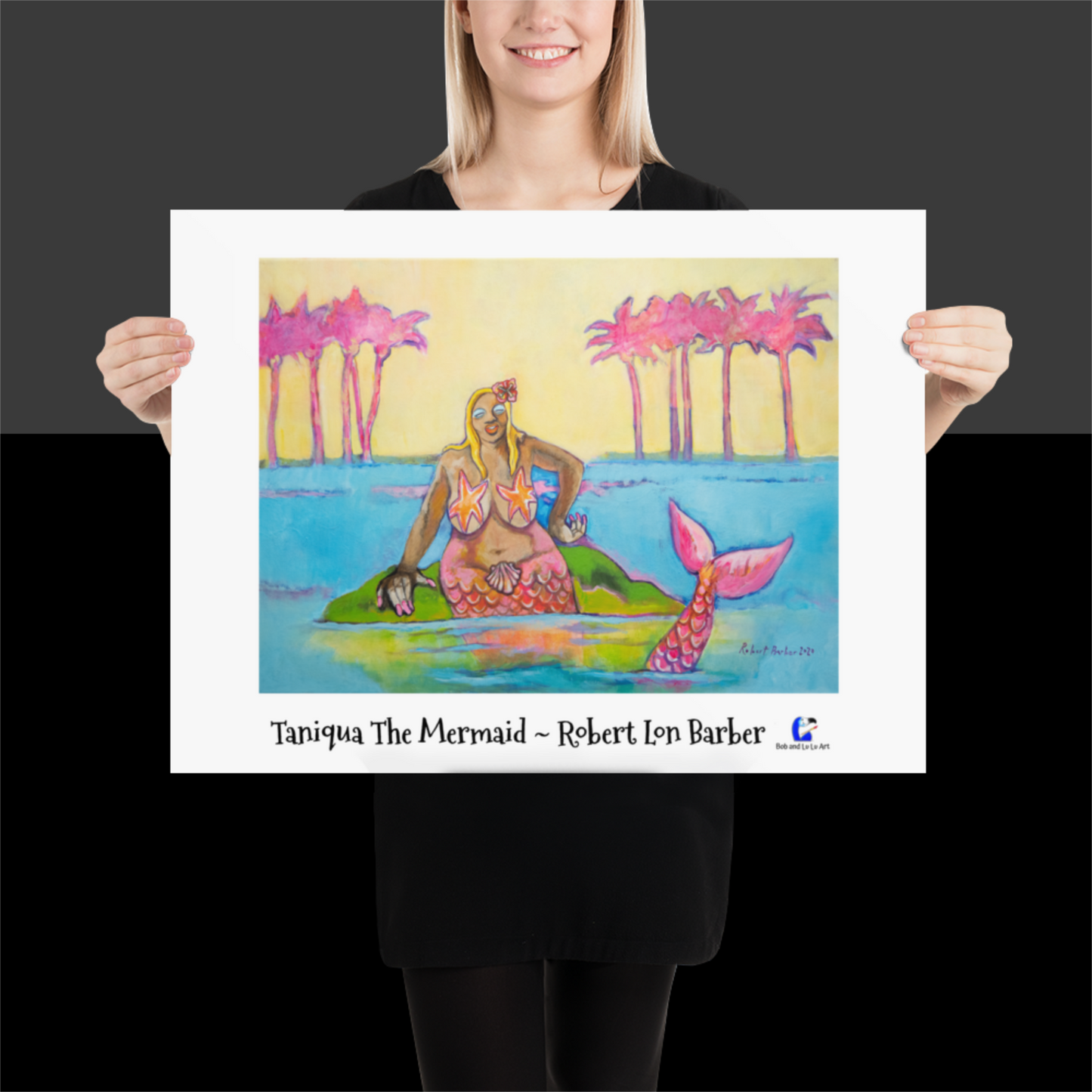 Taniqua The Mermaid - The Incredible Oceanic Poster Print that proves mermaids really do exist!!!