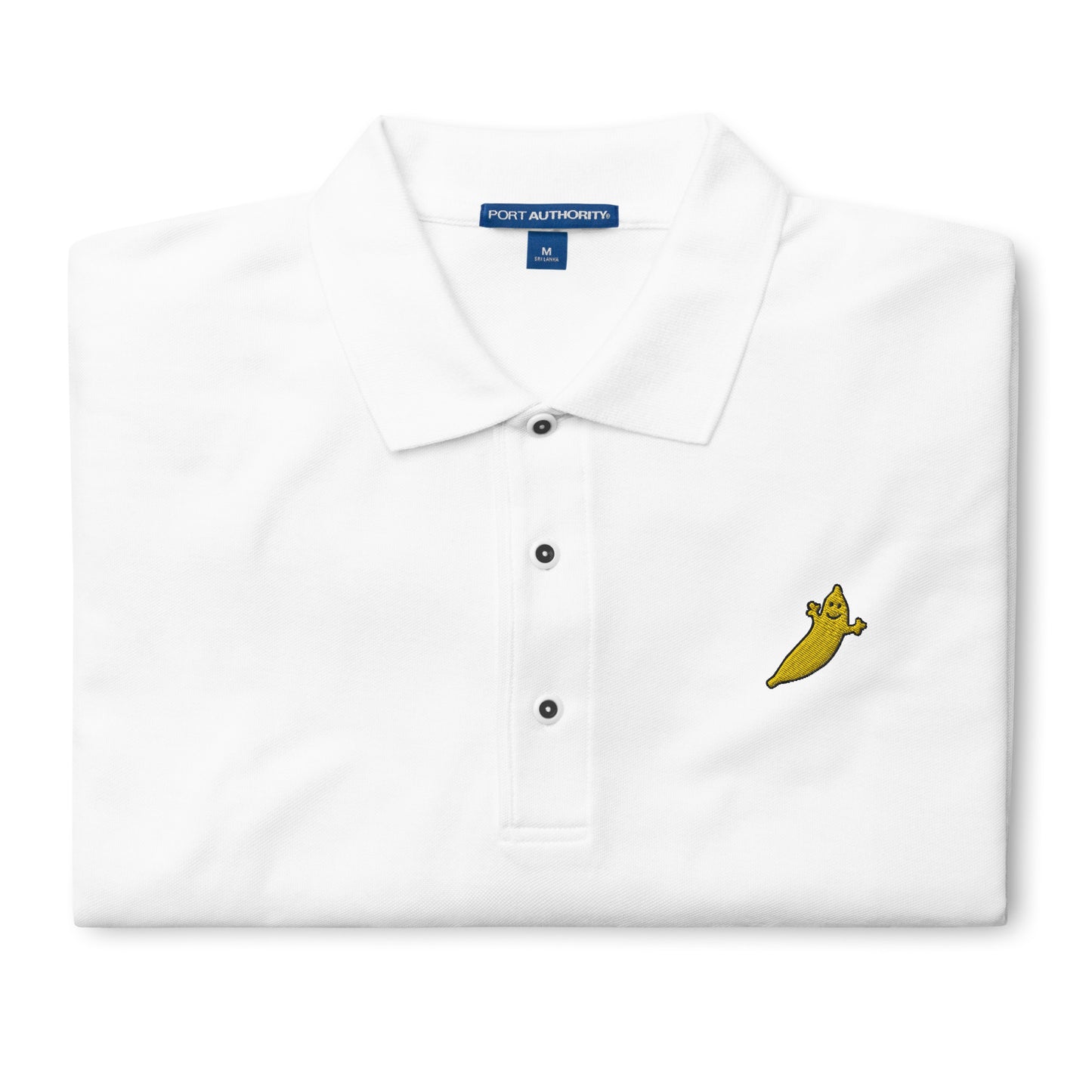 The Genuine Dumb Banana Men's Embroidered Polo Shirt - This is the "banana" of all polo shirts!!!